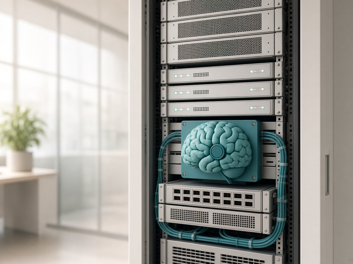 AI brain hosted on enterprise infrastructure