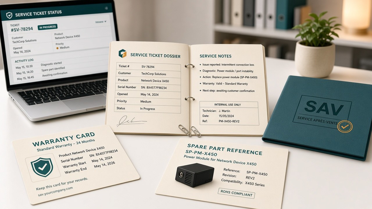 After-sales AI employee desk
